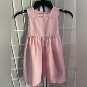 Bonnie Jean Pink Size 5 Gingham Print Dress